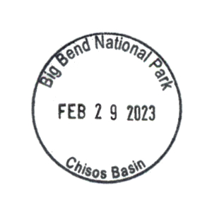 Big Bend National Park - Stamp