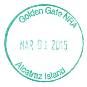 Golden Gate NRA - Stamp