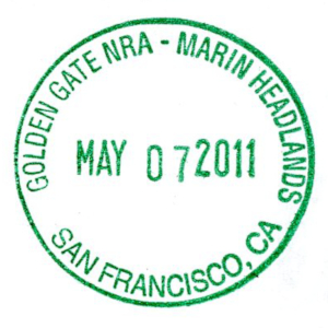 GOLDEN GATE NRA - MARIN HEADLANDS - Stamp