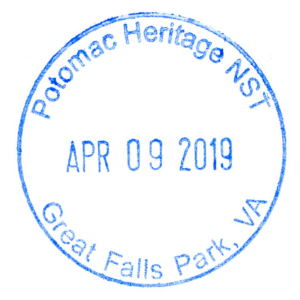 Potomac Heritage NST - Stamp