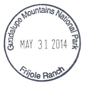 Guadalupe Mountains National Park - Stamp