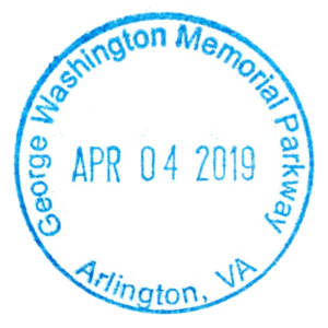 George Washington Memorial Parkway - Stamp