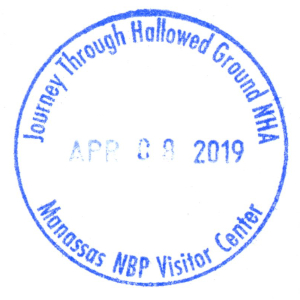 Journey Through Hallowed Ground NHA - Stamp